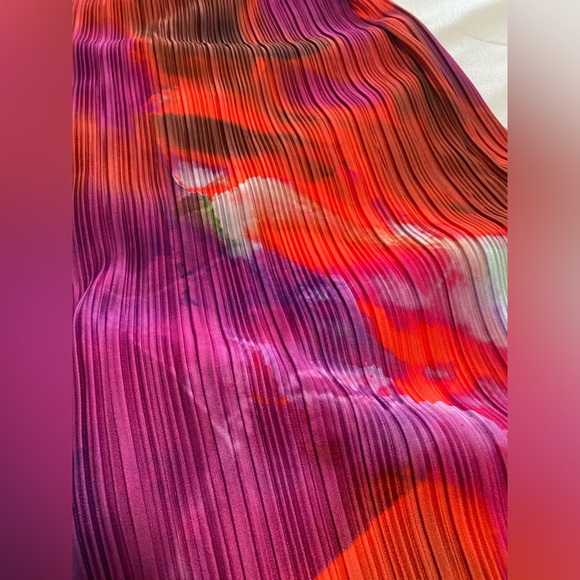 Pretty little Thing Womens full length form fitting dress going out party red - Picture 5 of 8